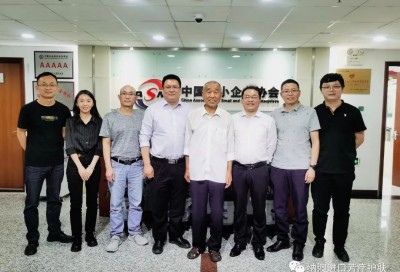 納澳集團董事長丁振柱一行到訪中國中小企業(yè)協(xié)會